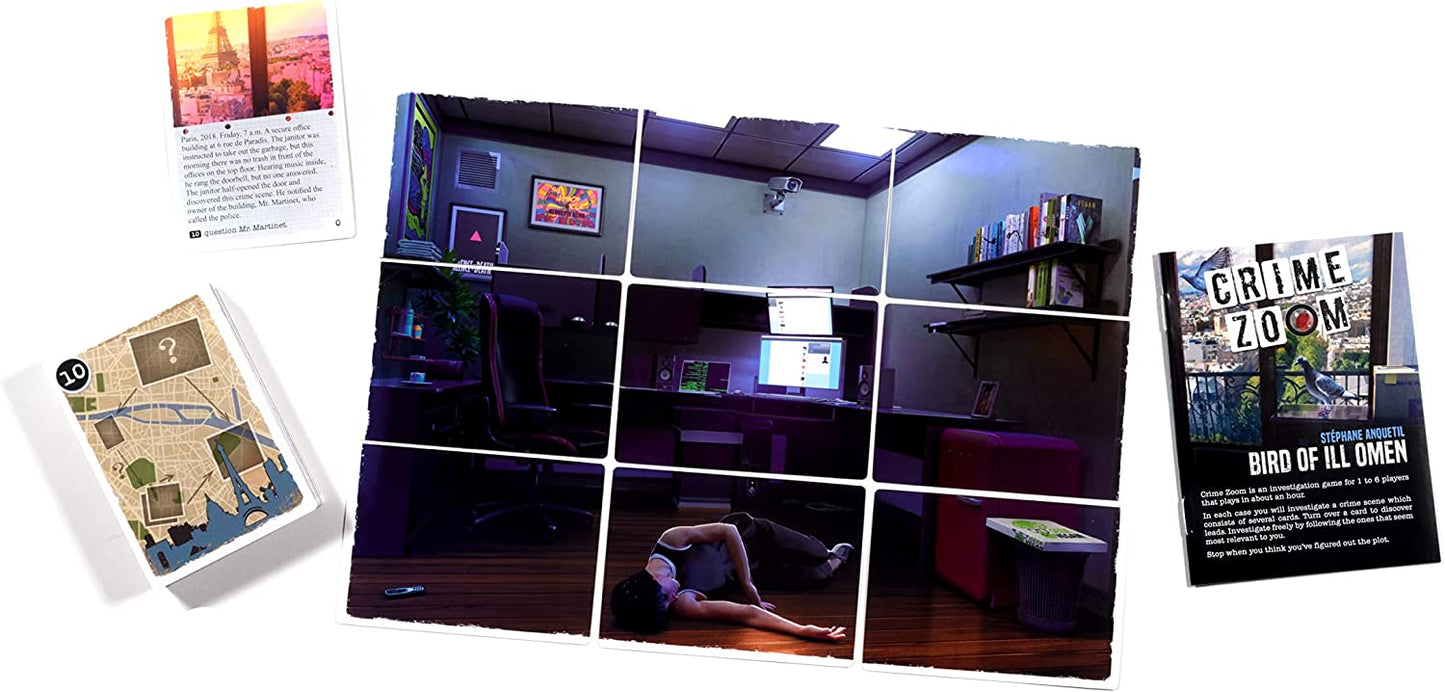 Lucky duck games Stalo žaidimai Crime Zoom: Bird of Ill Omen