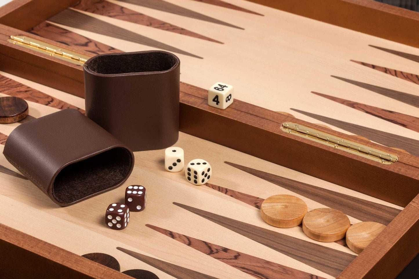 Philos Klasikiniai žaidimai Šaškės - šachmatai - nardai, 50mm (Philos 2520)