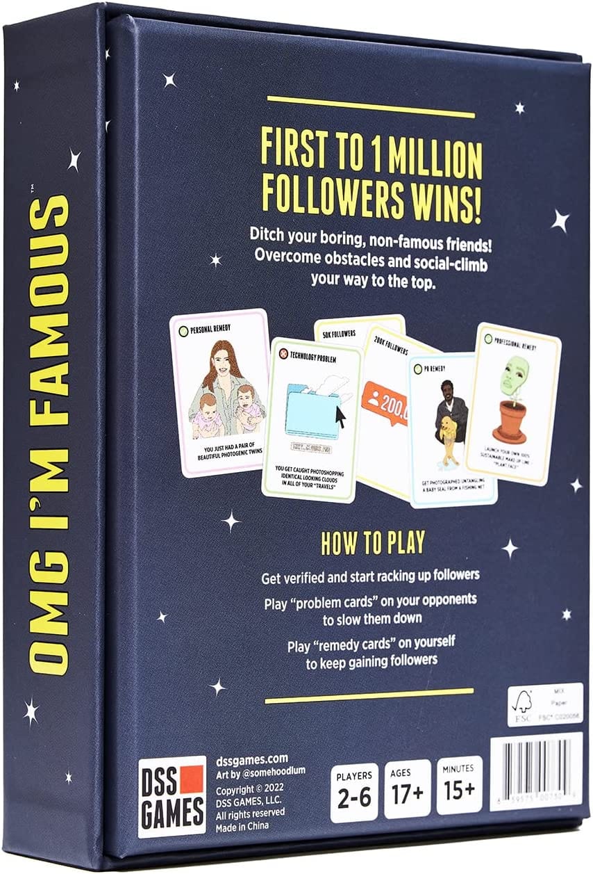 VR Distribution (UK) Limited Stalo žaidimai OMG I'm Famous