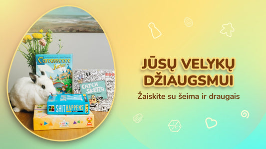 Stalo žaidimai Velykų džiaugsmui