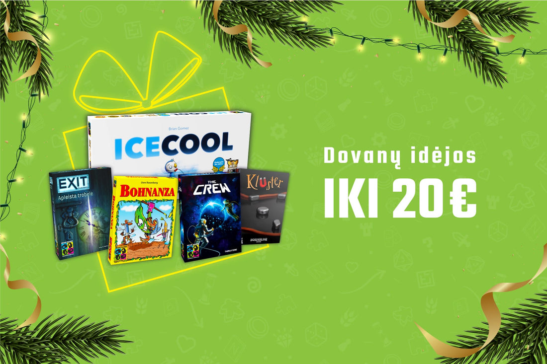 Dovanų idėjos iki 20 EUR