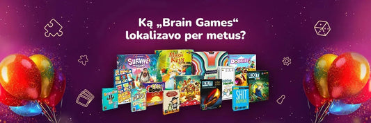 Ką „Brain Games“ lokalizavo per metus?-Brain Games LT