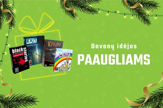 Kalėdinių dovanų idėjos: stalo žaidimai paaugliams-Brain Games LT