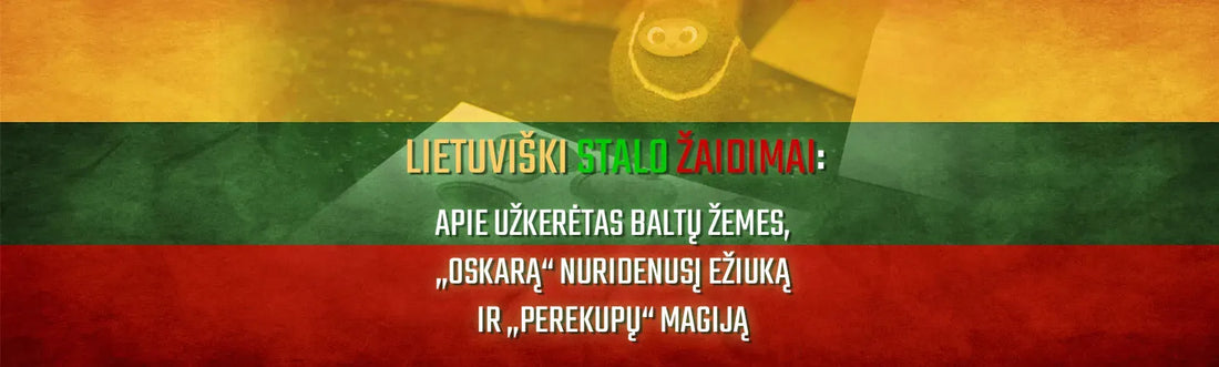 Lietuviški stalo žaidimai: apie užkerėtas Baltų žemes, „Oskarą“ nuridenusį ežiuką ir „Perekupų“ magiją-Brain Games LT