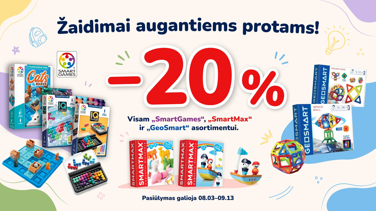 Žaidimai augantiems protams!
