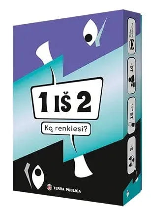 1 iš 2. Ką renkiesi? 2 dalis-Stalo žaidimai-Brain Games LT