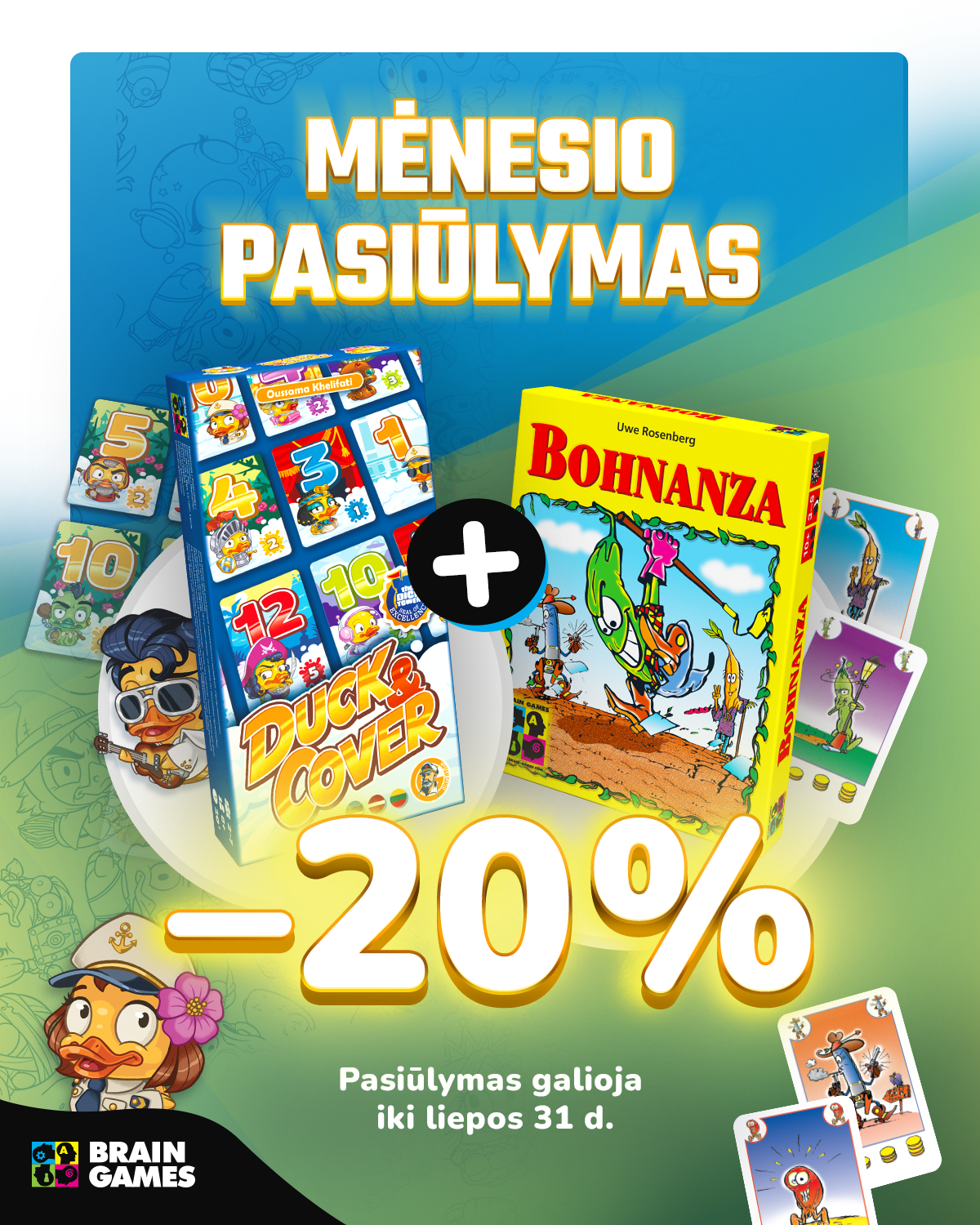 Bohnanza + Duck & Cover