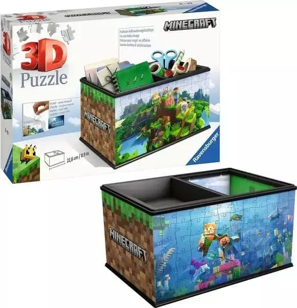3D Minecraft - Storage Box-Vaikiškos dėlionės-Brain Games LT