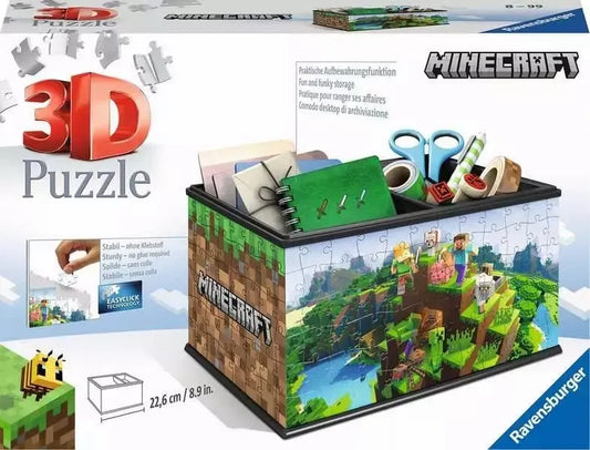3D Minecraft - Storage Box-Vaikiškos dėlionės-Brain Games LT