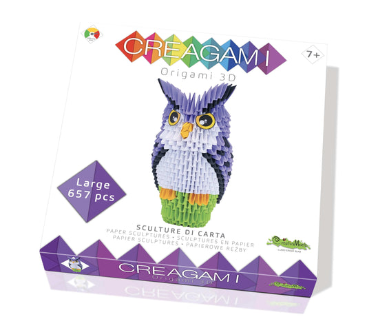 3D origami L rinkinys CREAGAMI | Pelėda-Kita-Brain Games LT