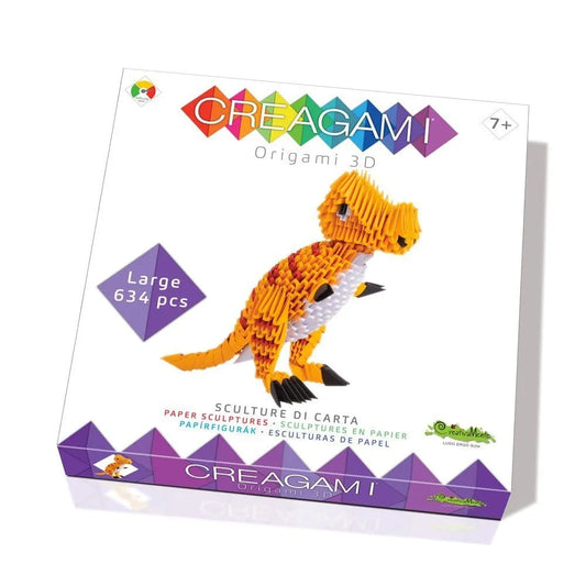 3D origami L rinkinys CREAGAMI | T-Rex-Kita-Brain Games LT