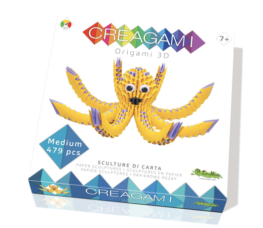3D origami M rinkinys CREAGAMI | Aštuonkojis-Kita-Brain Games LT