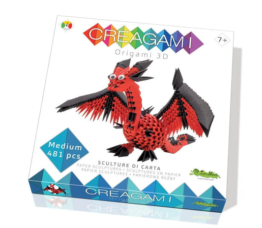 3D origami M rinkinys CREAGAMI | Drakonas-Kita-Brain Games LT