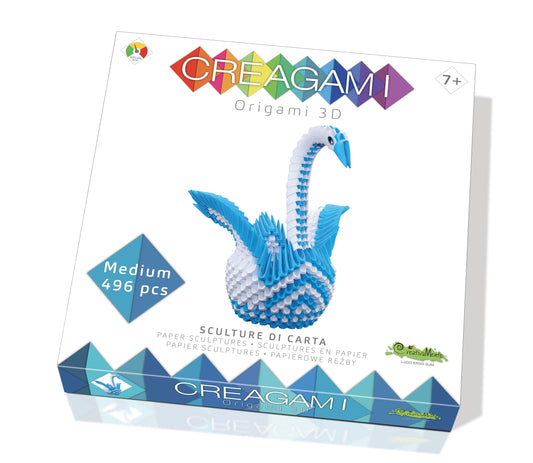 3D origami M rinkinys CREAGAMI | Gulbė-Kita-Brain Games LT