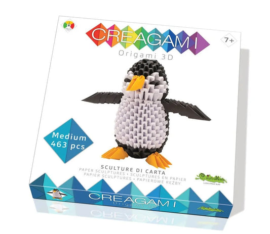3D origami M rinkinys CREAGAMI | Pingvinas-Kita-Brain Games LT