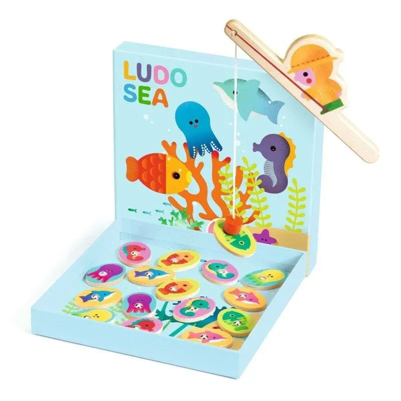 Djeco Stalo žaidimai 4 žaidimai - Ludo Jūra