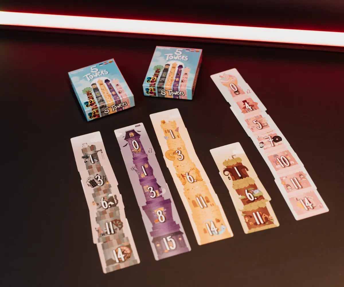 5 Towers-Stalo žaidimai-Brain Games LT
