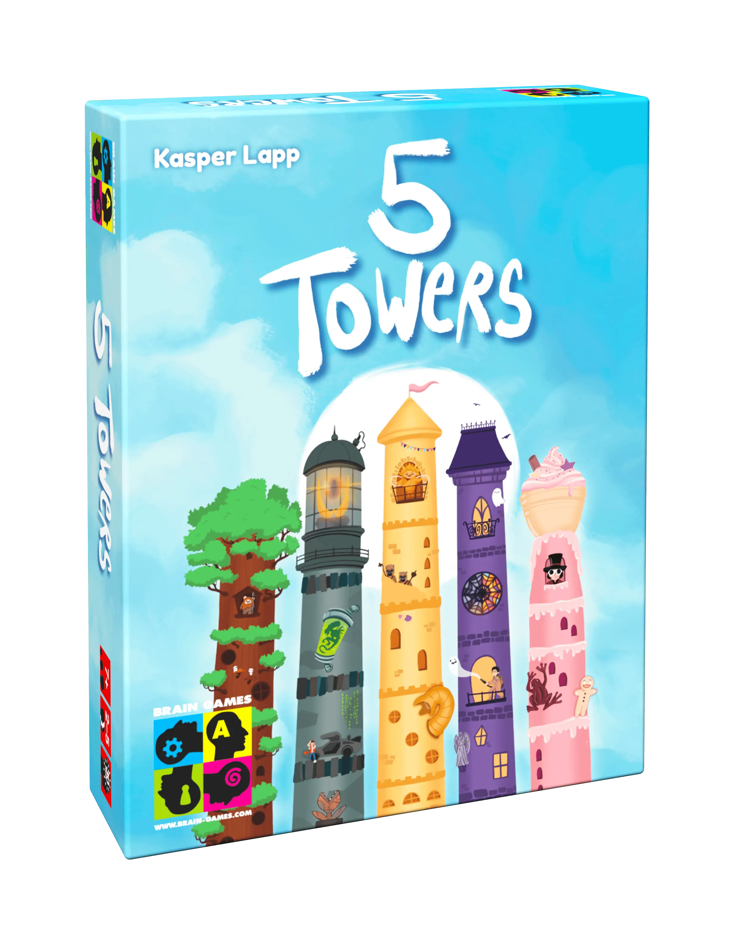 5 Towers-Stalo žaidimai-Brain Games LT