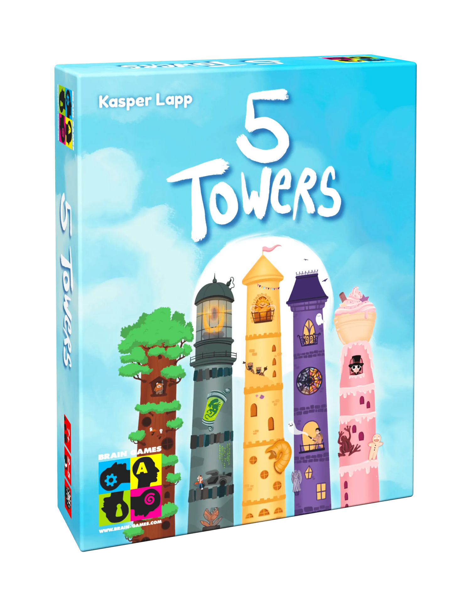 5 Towers-Stalo žaidimai-Brain Games LT