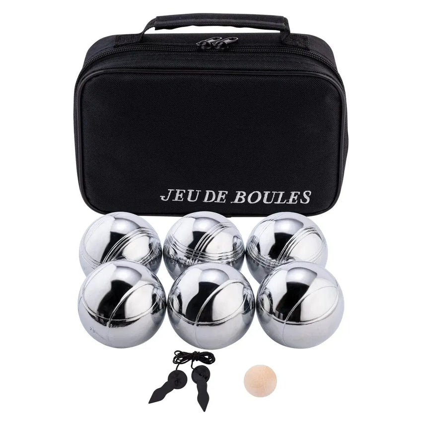 Engelhart Handelsonderneming B.V. Lauko žaidimai 6 balls in black zipper bag