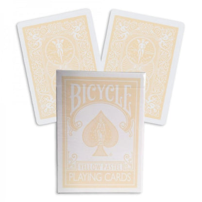Bicycle Pastel kortos (geltonos)