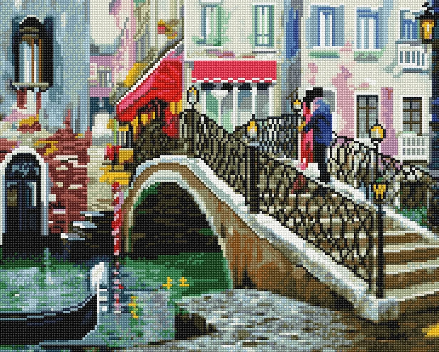 Deimantinė mozaika Vandens viadukas 40x50 cm