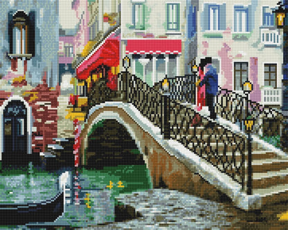 Deimantinė mozaika Vandens viadukas 40x50 cm