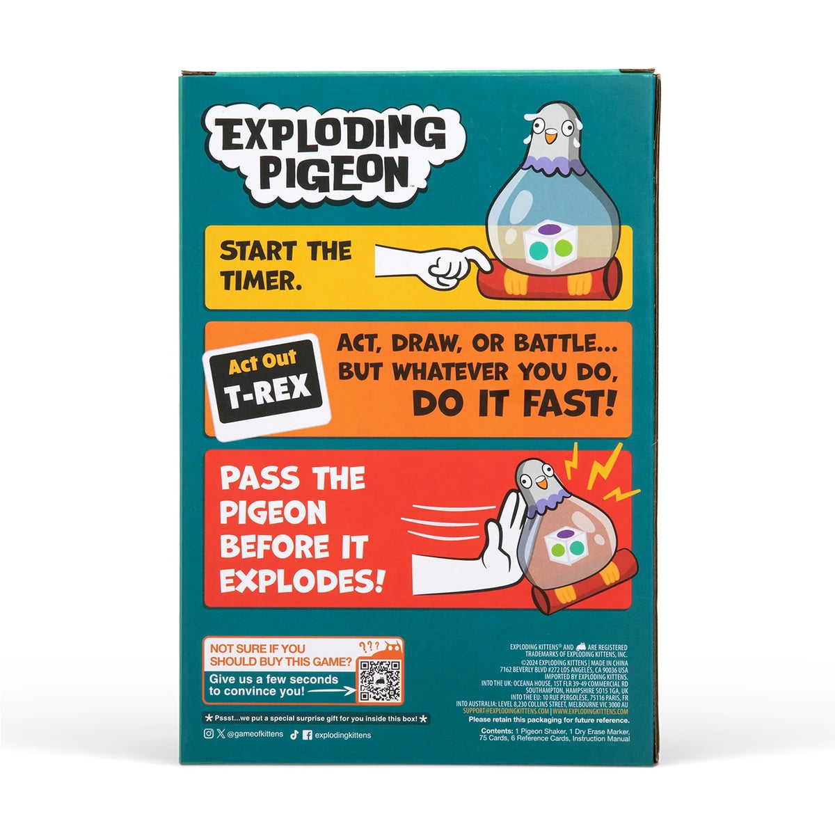 Exploding Pigeon