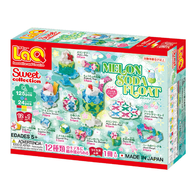 Japoniškas konstruktorius LaQ Sweet Collection Melon Soda Float