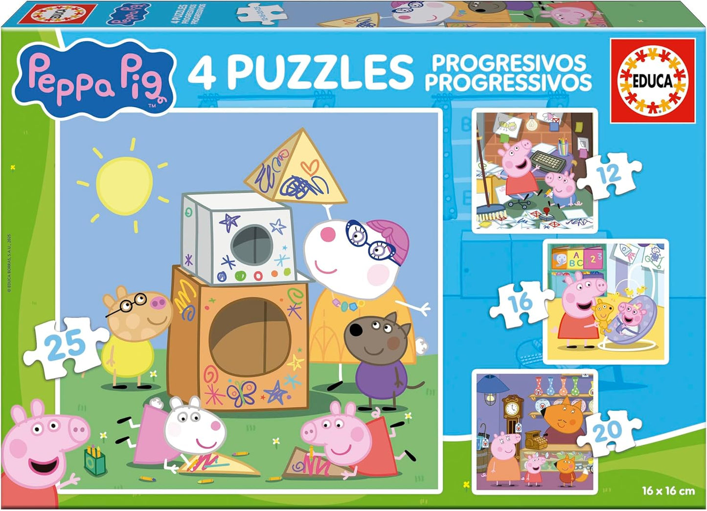 Progresivos Peppa Pig 12-16-20-25