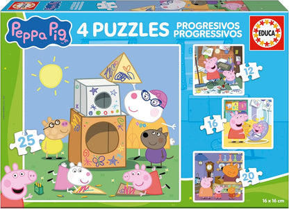 Progresivos Peppa Pig 12-16-20-25