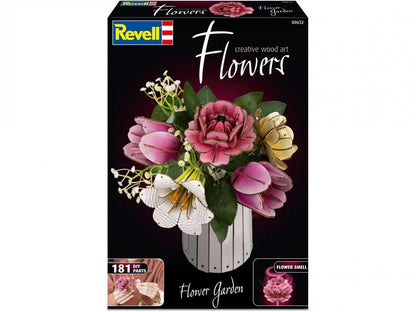 Revell - Flower Garden – 3D medinis gėlių puokštės konstruktorius