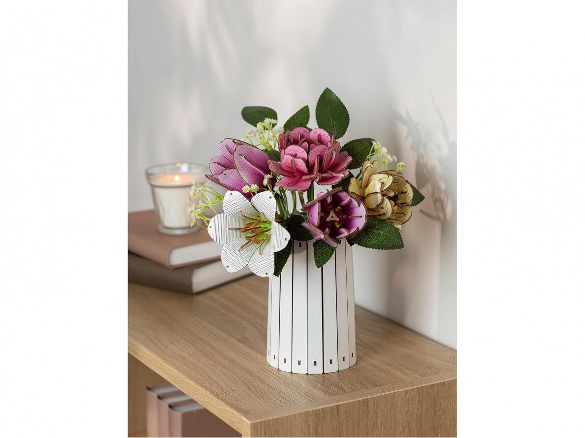 Revell - Flower Garden – 3D medinis gėlių puokštės konstruktorius