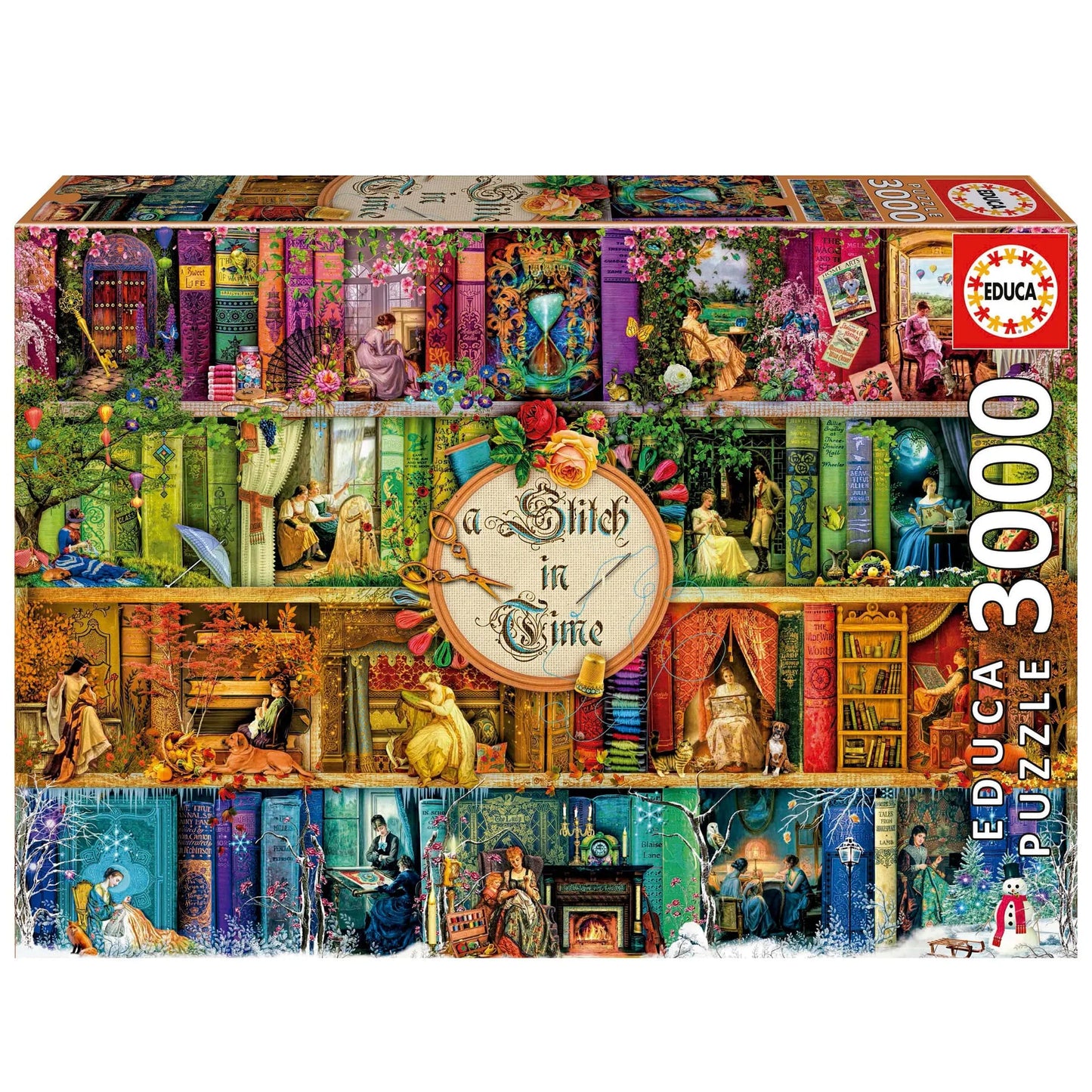 A Stitch In Time, 3000-Universalios dėlionės-Brain Games LT