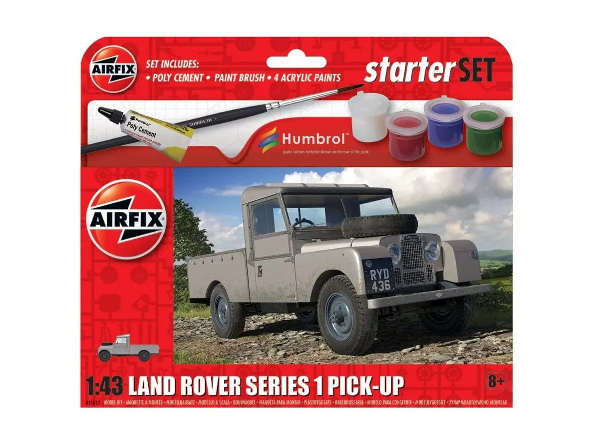 Airfix - Land Rover Series 1 Pick-Up-Surenkami modeliai-Brain Games LT