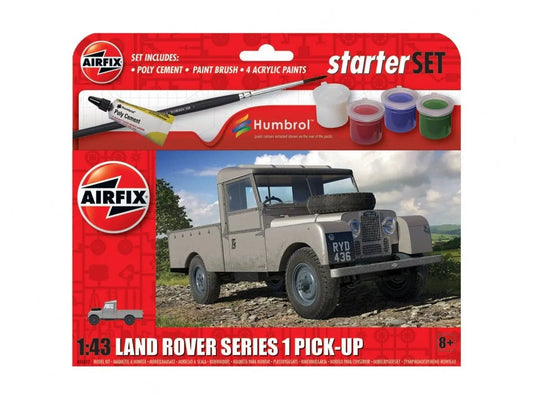 Airfix - Land Rover Series 1 Pick-Up-Surenkami modeliai-Brain Games LT
