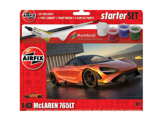 Airfix - McLaren 765LT-Surenkami modeliai-Brain Games LT