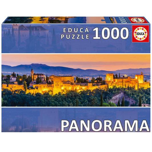 Alhambra, Granada, 1000-Universalios dėlionės-Brain Games LT