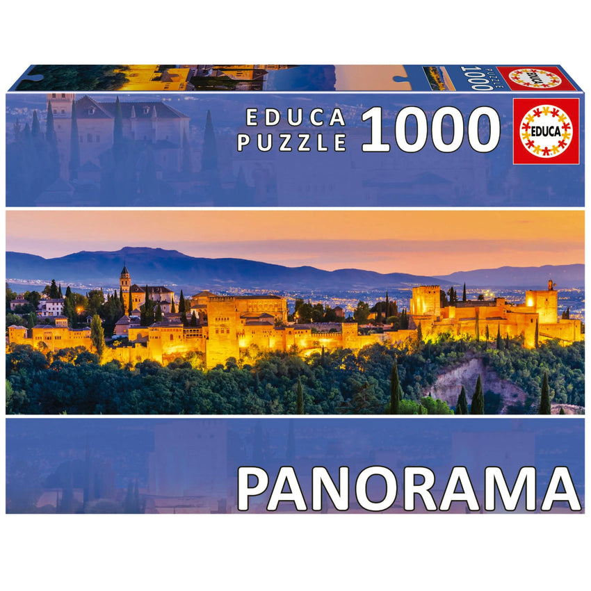 Alhambra, Granada, 1000-Universalios dėlionės-Brain Games LT