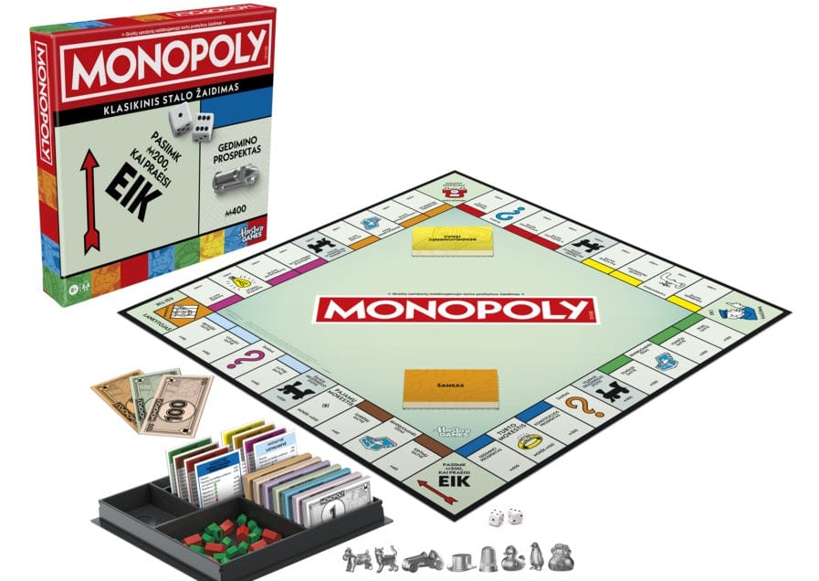 Anvol Stalo žaidimai Monopolis (atnaujintas) (LT)