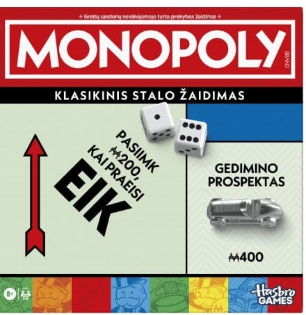 Anvol Stalo žaidimai Monopolis (atnaujintas) (LT)