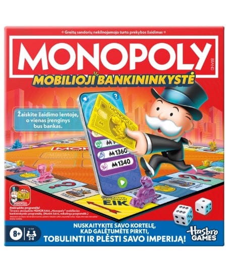 Anvol Stalo žaidimai Monopolis: mobilioji bankininkystė