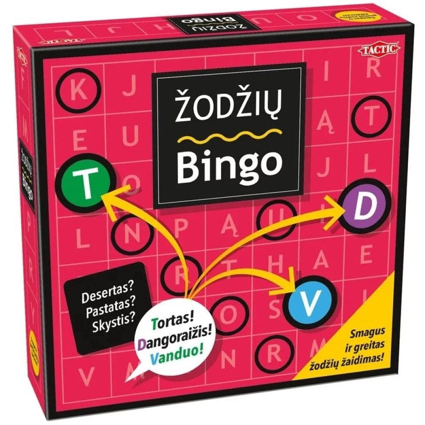 Anvol Stalo žaidimai Žodžių BINGO