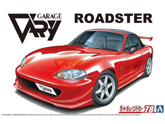 Aoshima - Garage Very Mazda MX-5 NB8C Roadster '99-Surenkami modeliai-Brain Games LT