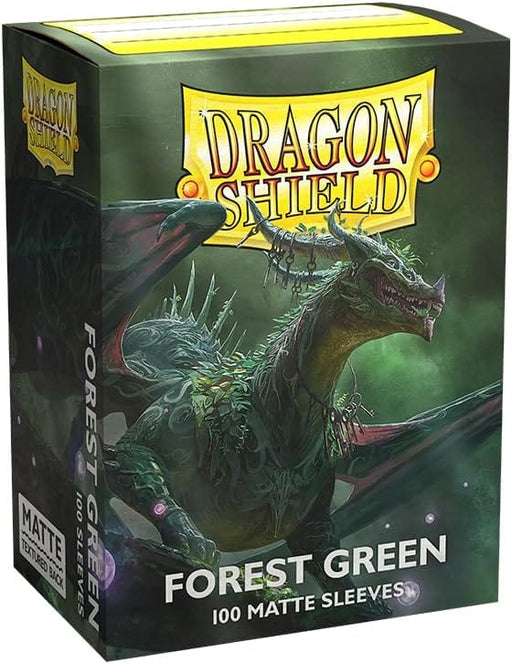 Arcane Tinmen Kita Dragon Shield Matte – Forest Green (100) (63x88 mm)