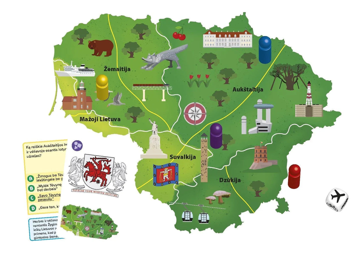 Aš myliu Lietuvą-Stalo žaidimai-Brain Games LT