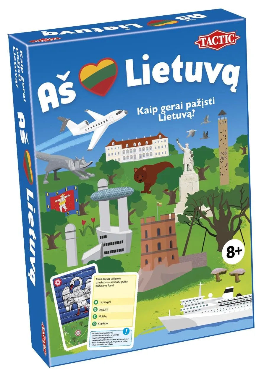 Aš myliu Lietuvą-Stalo žaidimai-Brain Games LT