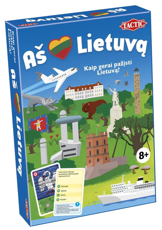 Aš myliu Lietuvą-Stalo žaidimai-Brain Games LT