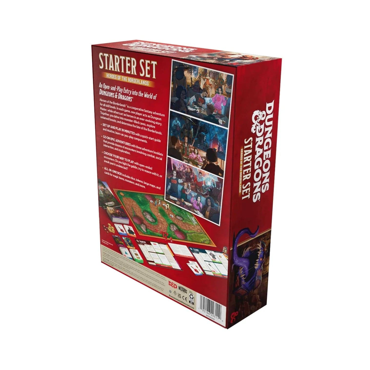 Asmodee Stalo žaidimai D&D Starter Set Heroes of the Borderland