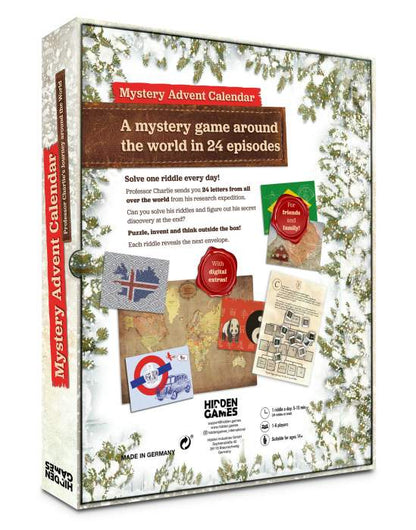 Asmodee Stalo žaidimai Hidden Games Prof Charlie (advent calendar)